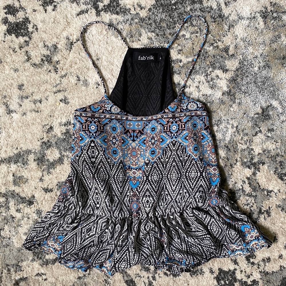 !SALE! Fabrik Boutique patterned top